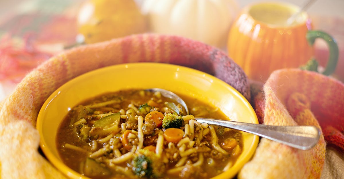 Warming up soup in crockpot [duplicate] - Close-Up Photograph of a Bowl with Soup
