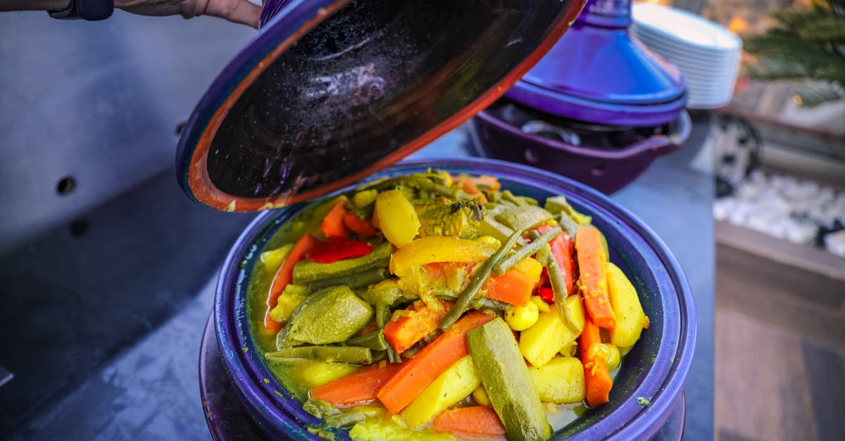Water repellent-like residue on pot when cooking vegetables - Close-Up Photo of Cooked Vegetables on Pot Water repellent-like residue on pot when cooking vegetables - Close-Up Photo of Cooked Vegetables on Pot