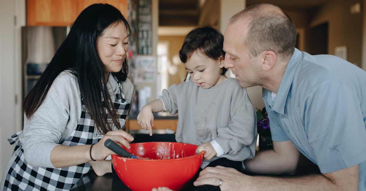 Ways to make my cooking routine more efficient? - A Couple Baking With Their Child Ways to make my cooking routine more efficient? - A Couple Baking With Their Child