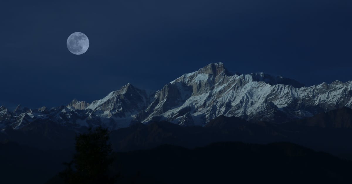 what's a good technique for freezing blueberries? - Mountain Peak Under Full Moon
