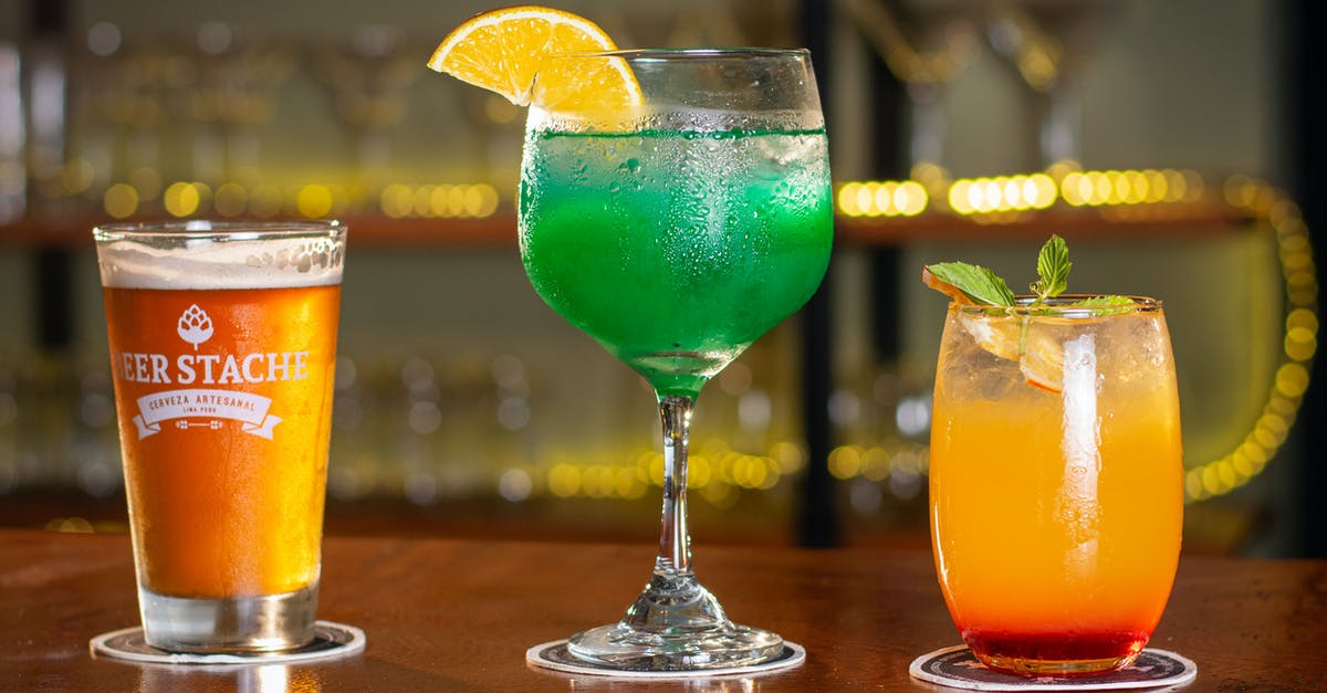 What's a good way to taste a variety of alcoholic beverages? [closed] - Variety of Alcoholic Beverages
