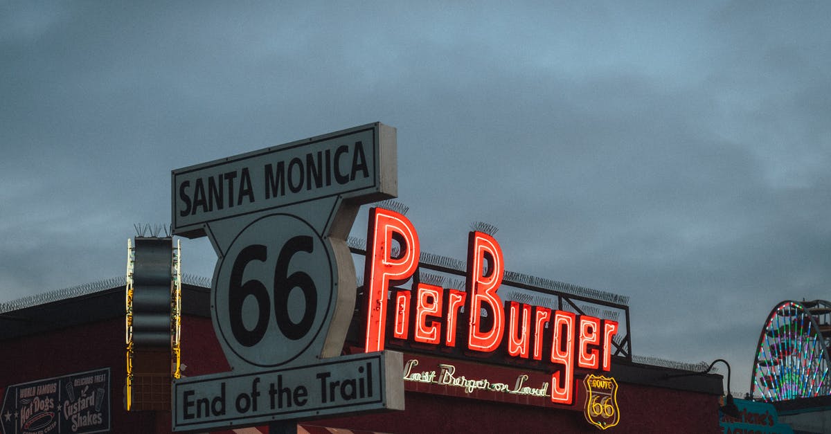 What's the most appropriate way to thaw hamburger meat? - Low angle of road sign with Route 66 End of the Trail inscription located near fast food restaurant against cloudy evening sky on Santa Monica Beach What's the most appropriate way to thaw hamburger meat? - Low angle of road sign with Route 66 End of the Trail inscription located near fast food restaurant against cloudy evening sky on Santa Monica Beach