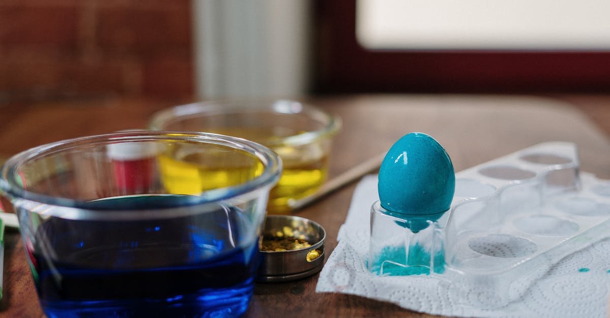 What's the purpose of adding water to an egg wash? - Blue Egg on Clear Plastic Tray What's the purpose of adding water to an egg wash? - Blue Egg on Clear Plastic Tray