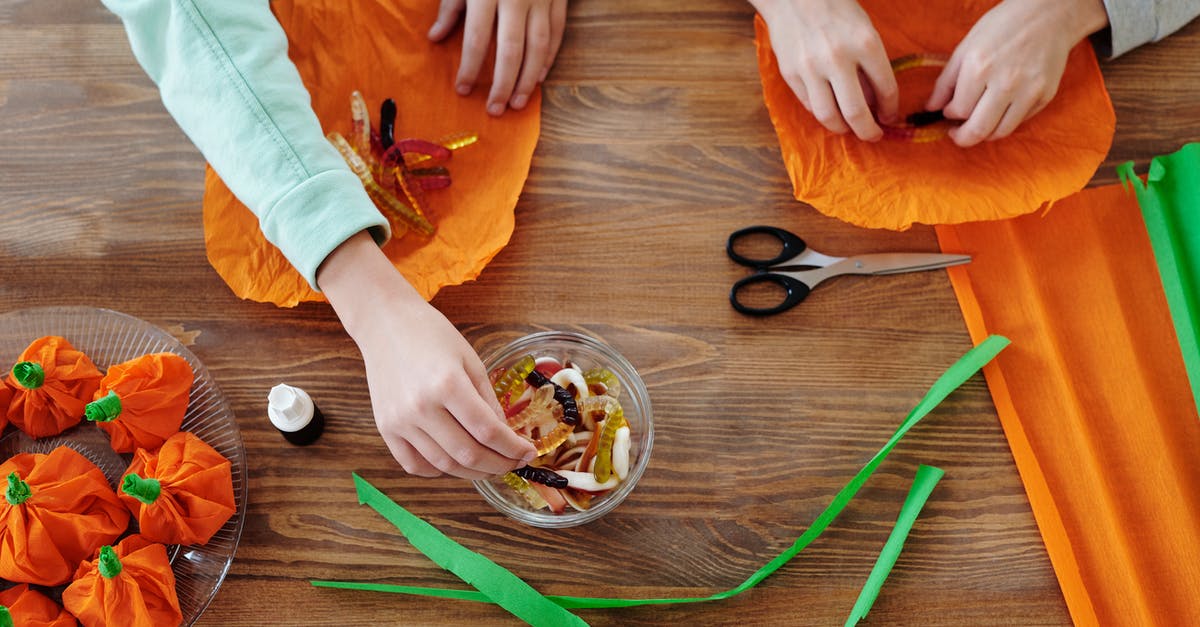 What's this orange jelly on pomelo? - Kids Wrapping Candies In An Orange Paper What's this orange jelly on pomelo? - Kids Wrapping Candies In An Orange Paper