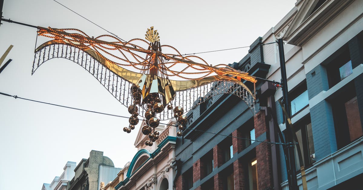 What are different ways to roast Bell Peppers? - From below of shiny festive baubles and garland hanging on urban street with houses What are different ways to roast Bell Peppers? - From below of shiny festive baubles and garland hanging on urban street with houses