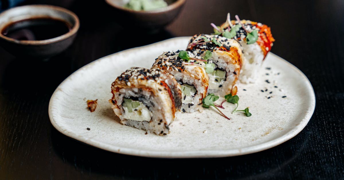 What are Japanese rice seasoning packets called? - Japanese Food on Ceramic Plate What are Japanese rice seasoning packets called? - Japanese Food on Ceramic Plate