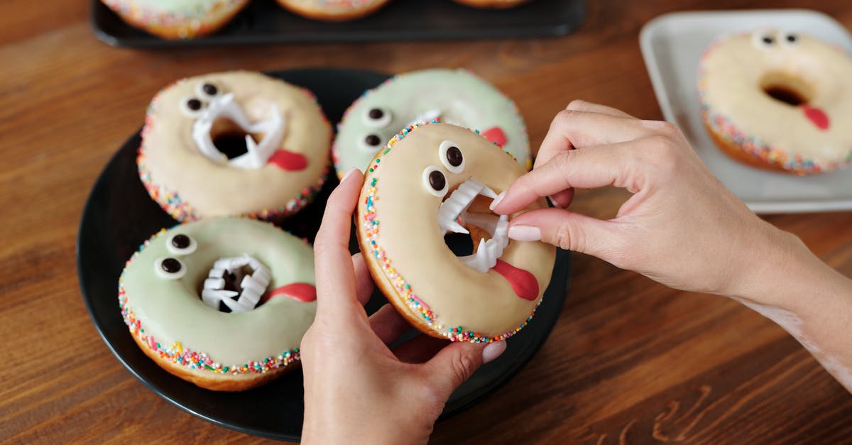 What are some good homemade foods that are the easiest to prepare? [closed] - Person Holding A Vampire Designed Donut