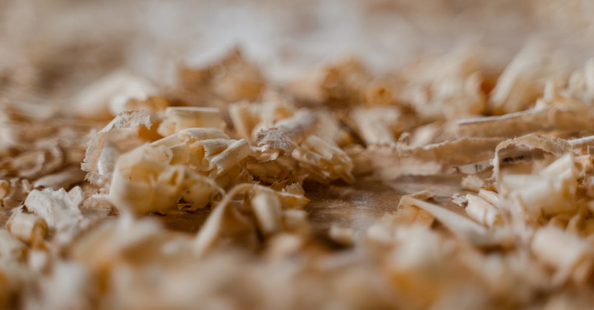 What can I do with shredded wheat shreds? - Close-up of Shredded Wood What can I do with shredded wheat shreds? - Close-up of Shredded Wood