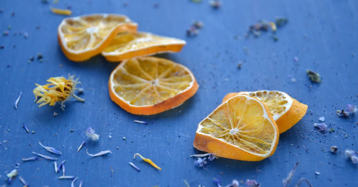 What can you make with Dried Lemon Grass? [closed] - Dried Slices of  Lemon on Blue Surface