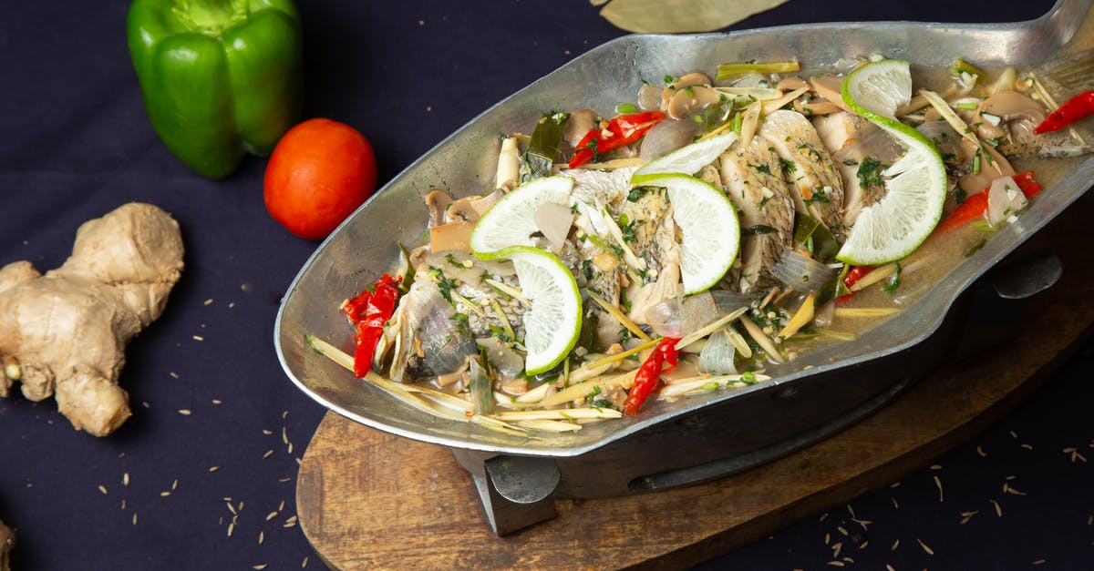 What causes steamed fish to become mushy? - A Delicious Steamed Fish with Red Chilies and Slices of Lime What causes steamed fish to become mushy? - A Delicious Steamed Fish with Red Chilies and Slices of Lime