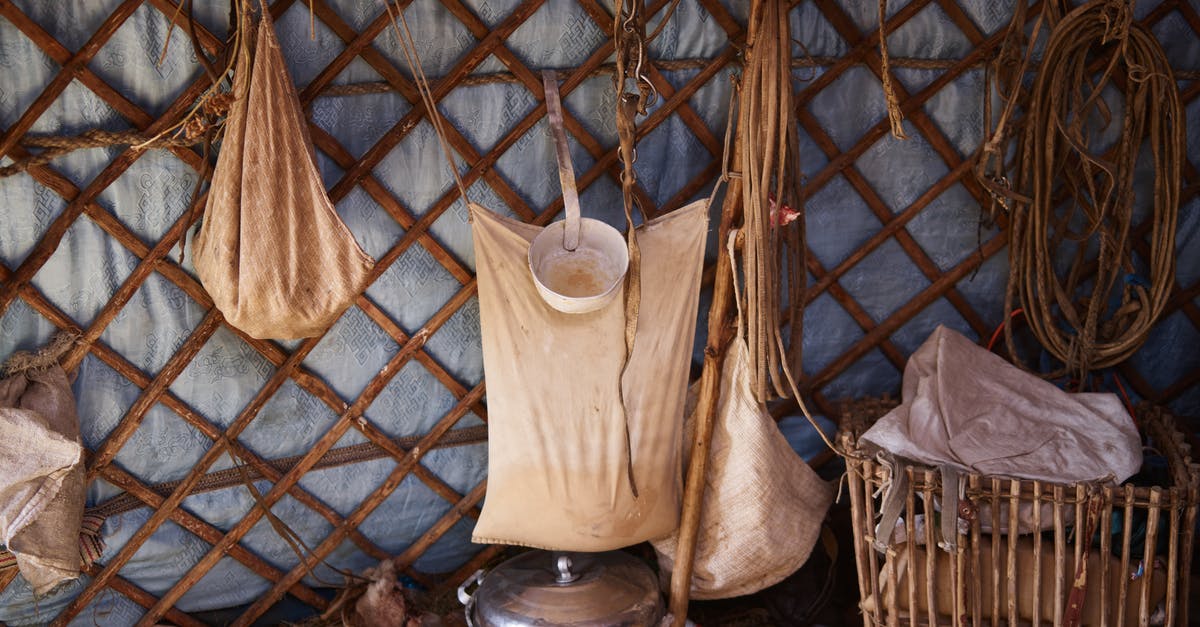 What could be the history of this pan? - Interior of traditional Mongolian yurt What could be the history of this pan? - Interior of traditional Mongolian yurt