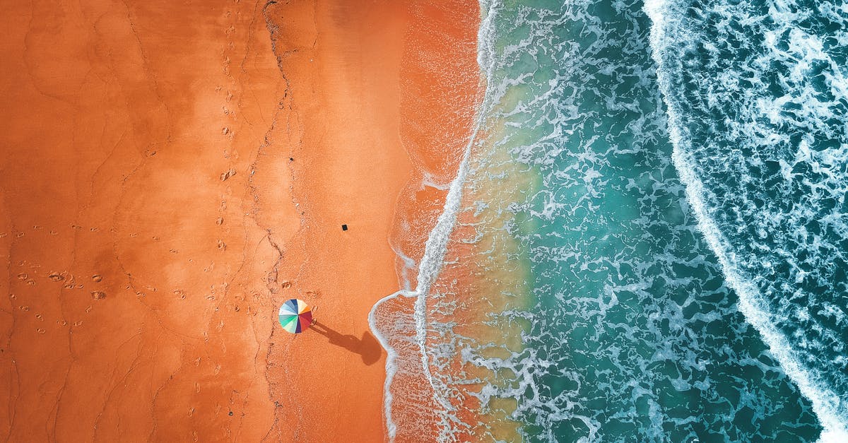 What could hair-like protrusions from a banana's surface be? - Aerial View of Umbrella on Seashore What could hair-like protrusions from a banana's surface be? - Aerial View of Umbrella on Seashore