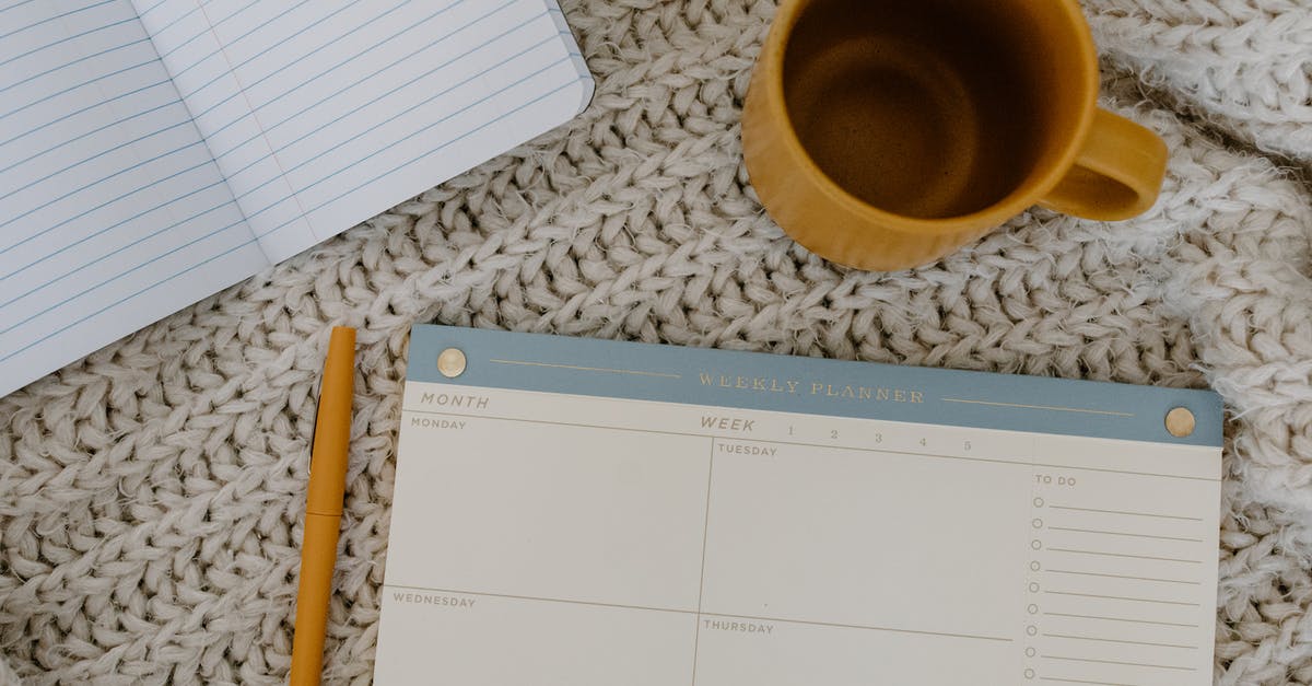 What do I do with a kohlrabi? [closed] - Flatlay Photo Of Weekly Planner