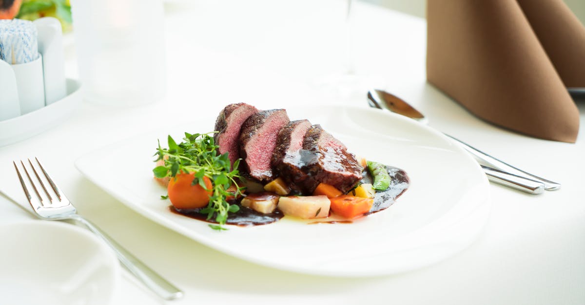 What do you call a steak separated with fork? - Sliced Steak on Plate What do you call a steak separated with fork? - Sliced Steak on Plate