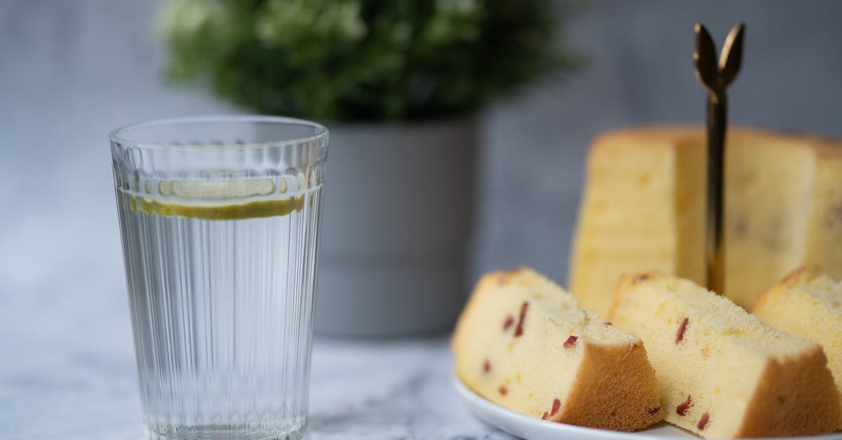 What gives the sponginess of a Chiffon Cake? - Clear Drinking Glass Filled With Liquid What gives the sponginess of a Chiffon Cake? - Clear Drinking Glass Filled With Liquid