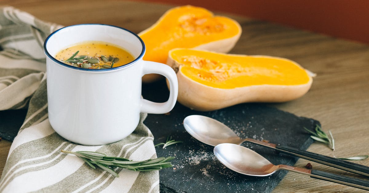 What happens if I added double the pumpkin puree in my pumpkin pie filling? - White Ceramic Mug near Stainless Steel Spoon What happens if I added double the pumpkin puree in my pumpkin pie filling? - White Ceramic Mug near Stainless Steel Spoon