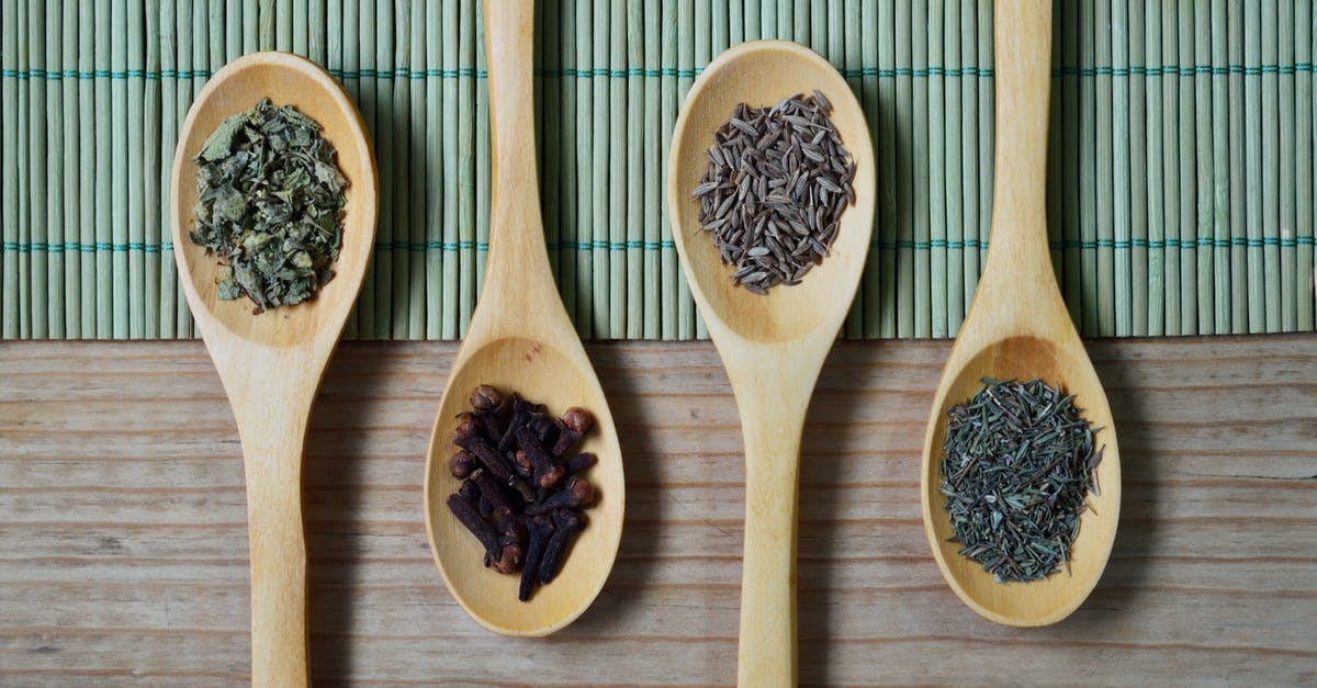 What herbs and spices are in "Italian Seasoning"? - Brown Wooden Spoon With Herbs on Top of Green Bamboo Mat and Brown Wooden Surface What herbs and spices are in "Italian Seasoning"? - Brown Wooden Spoon With Herbs on Top of Green Bamboo Mat and Brown Wooden Surface