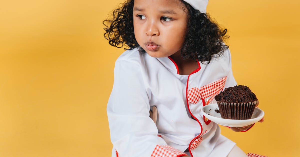 What is Baker’s Cookie Coconut? - Adorable African American girl in chef uniform and hat eating muffin against yellow background What is Baker’s Cookie Coconut? - Adorable African American girl in chef uniform and hat eating muffin against yellow background