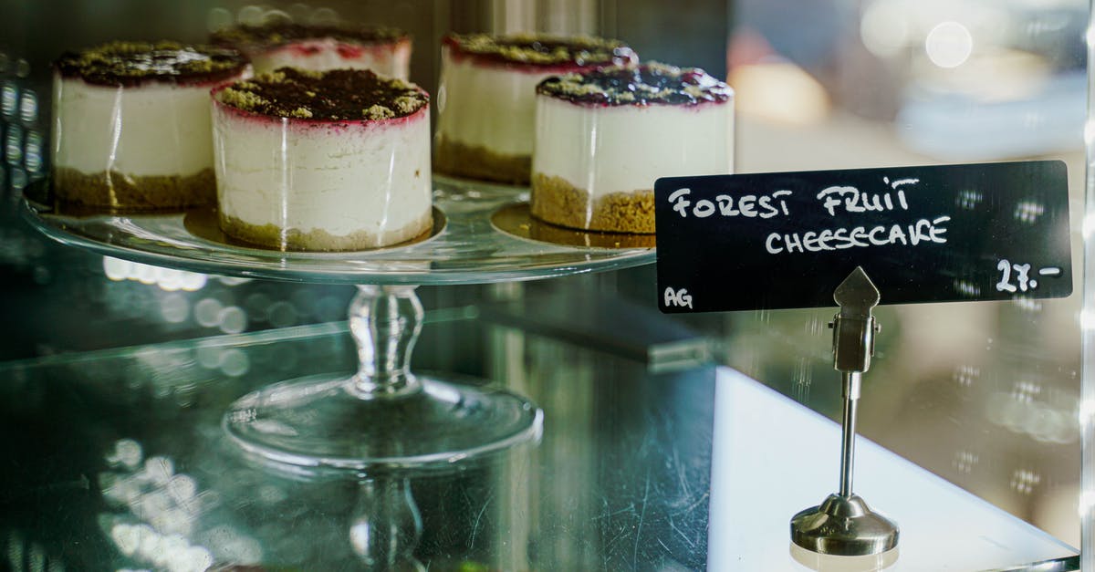 What is better for chilled cheesecake - pectin or gelatin? - White and Brown Cake on Clear Glass Cake Stand What is better for chilled cheesecake - pectin or gelatin? - White and Brown Cake on Clear Glass Cake Stand