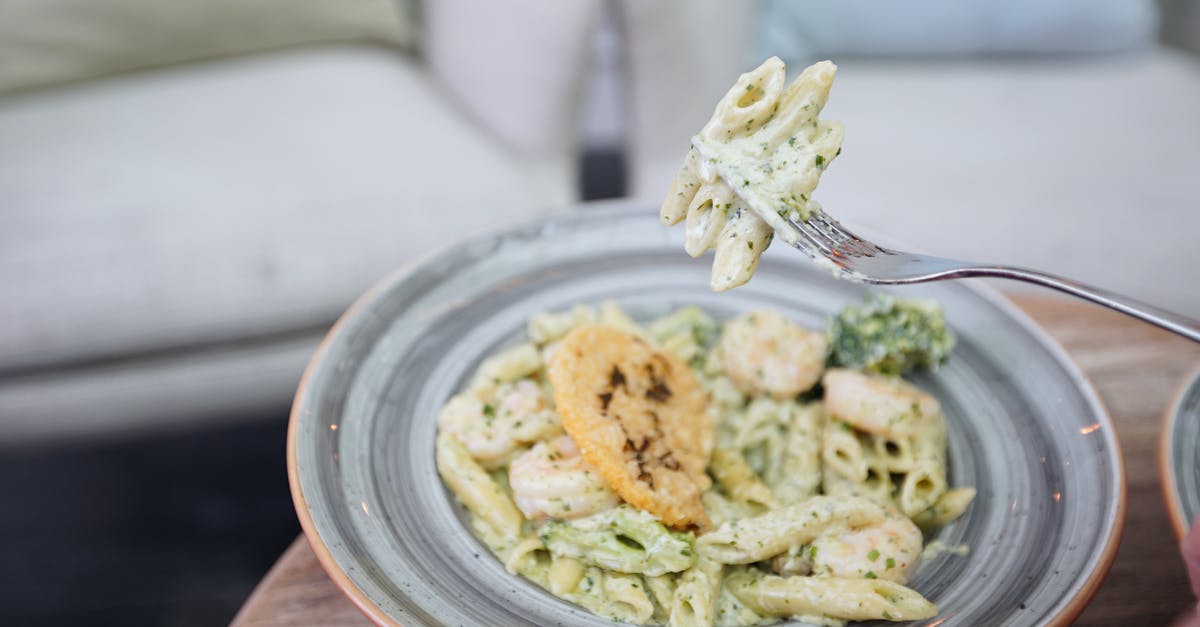 What is macaroni cooked in milk called? - Creamy Pasta on Round Plate What is macaroni cooked in milk called? - Creamy Pasta on Round Plate