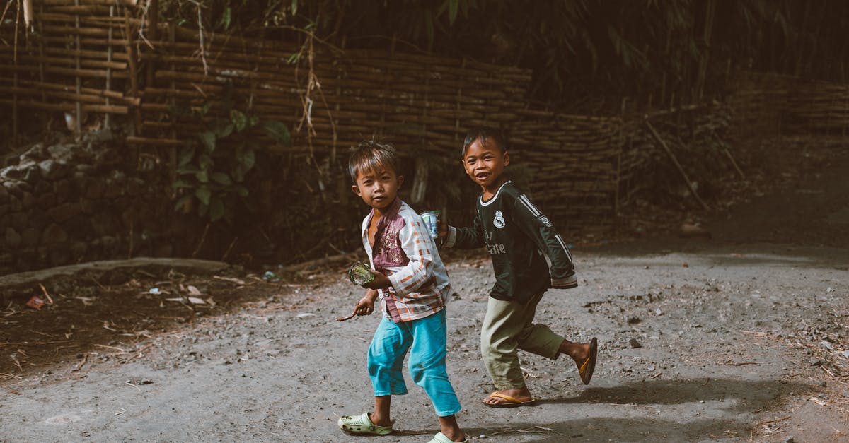 What is the best way to re-serve day old meat balls? - Full body of little ethnic children walking on dirty path near green plants in village on sunny day What is the best way to re-serve day old meat balls? - Full body of little ethnic children walking on dirty path near green plants in village on sunny day