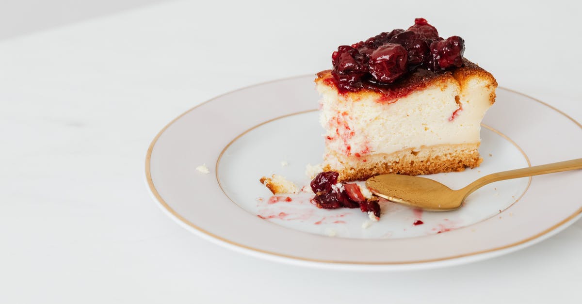 What is the butter for in a jam recipe? - From above of bitten piece of homemade cheesecake garnishing with berry jam placed on plate with spoon What is the butter for in a jam recipe? - From above of bitten piece of homemade cheesecake garnishing with berry jam placed on plate with spoon