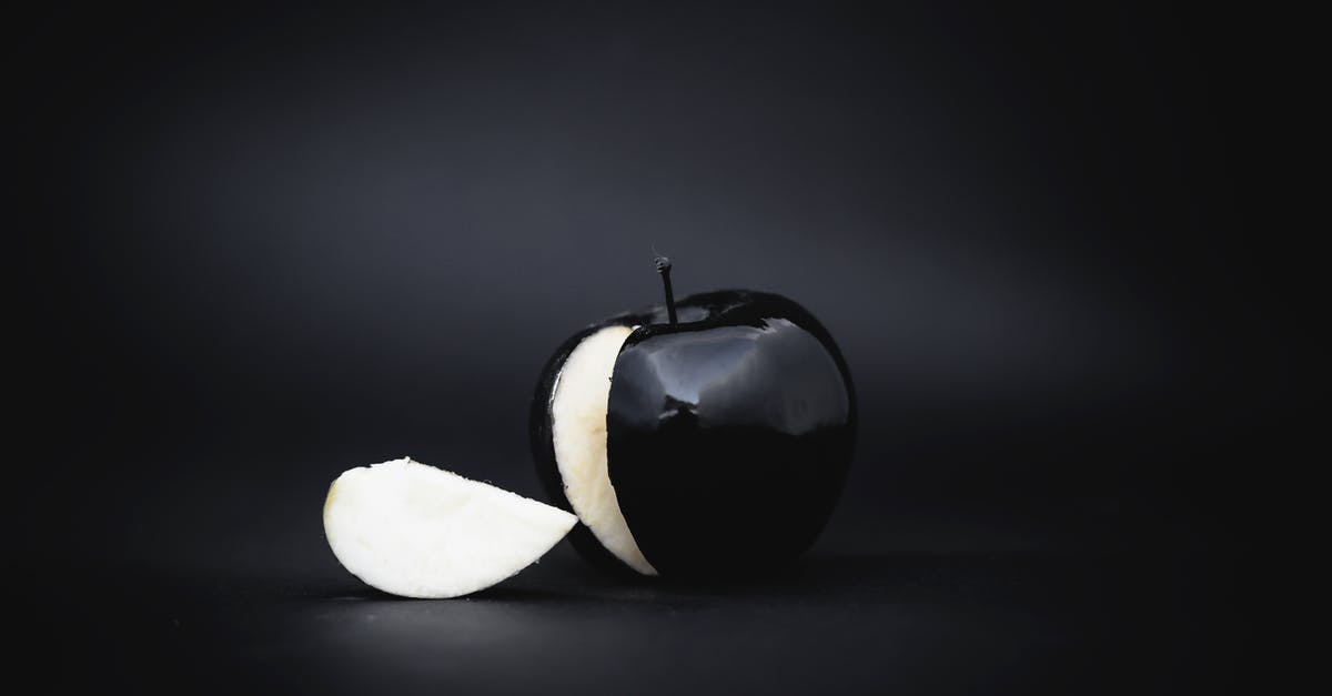 What is the glaze on a bakery-style fruit tart? - Black apple with slice cut out