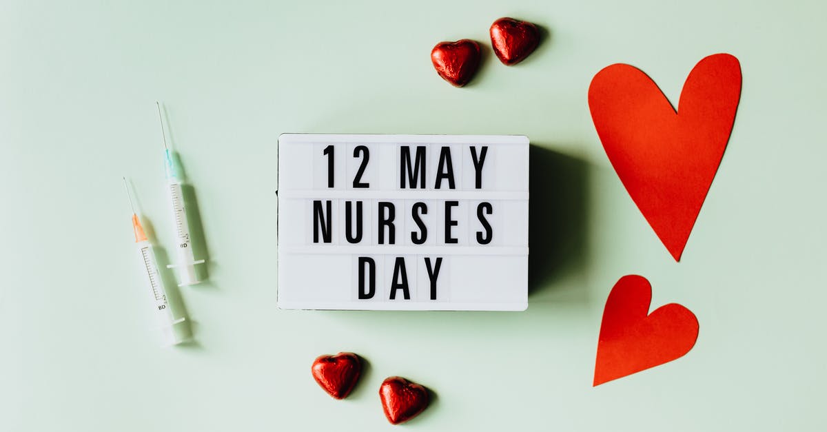What is the meaning of the letters after the expiration date? - Nurses Day Sign with Hearts and Syringes What is the meaning of the letters after the expiration date? - Nurses Day Sign with Hearts and Syringes