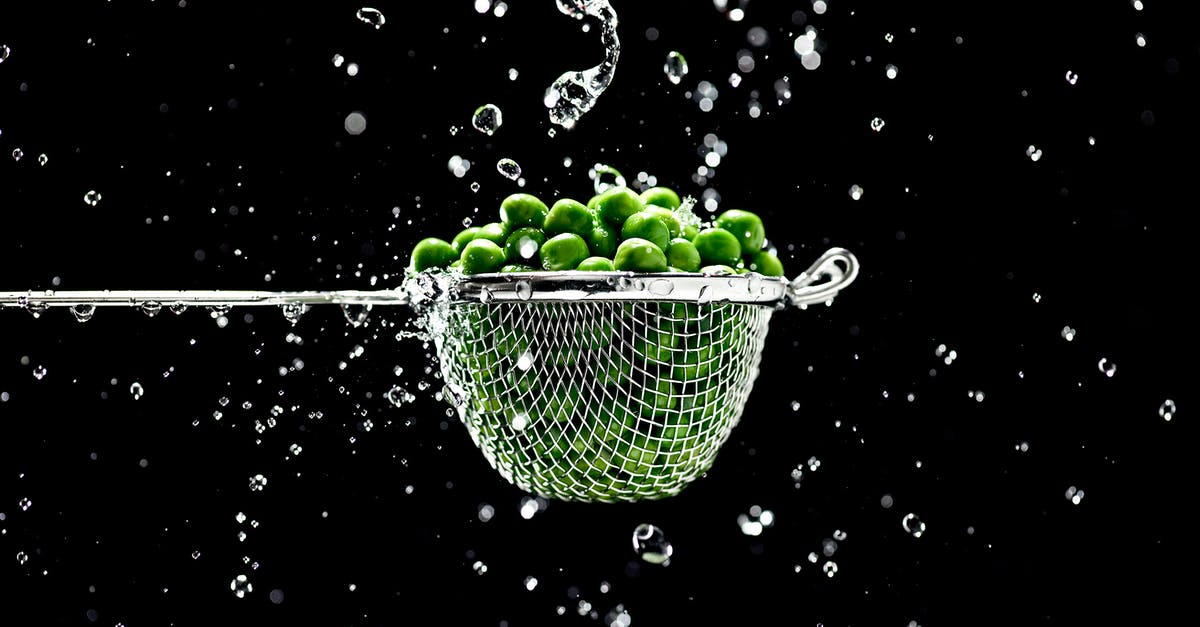 What is the point of washing produce in cold water? - Green Fruits in Strainer What is the point of washing produce in cold water? - Green Fruits in Strainer