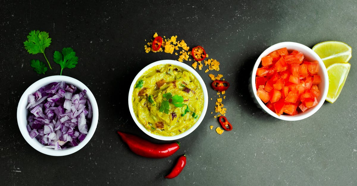 What is the "Chili sauce" ingredient in this recipe? - Bowls with guacamole red onion and tomato decorated with spices What is the "Chili sauce" ingredient in this recipe? - Bowls with guacamole red onion and tomato decorated with spices