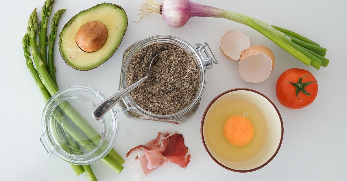 What is the ratio of tomatos/onions to egg when making omlette? - Spices Avocado and Ingredients on Table What is the ratio of tomatos/onions to egg when making omlette? - Spices Avocado and Ingredients on Table