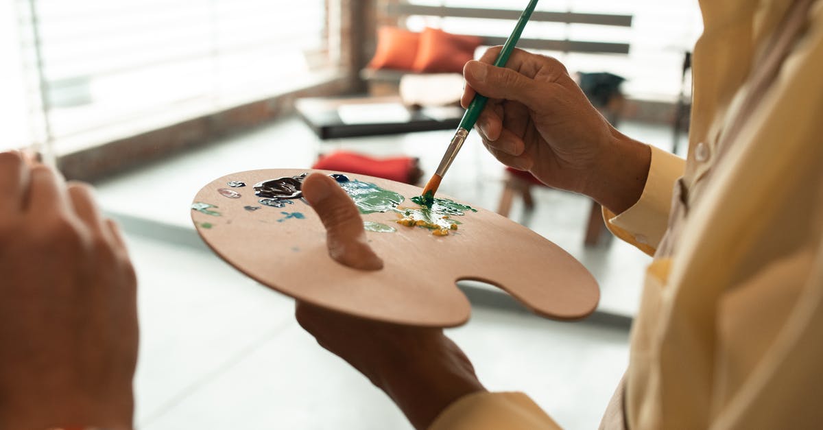 What is the rule of thumb for mixing doughs? - A Painter Holding a Color Palette and Brush