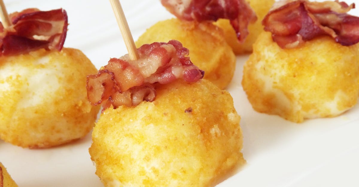 What is this Austrian dish? It resembles potato croquettes? - Round Food With Bacon What is this Austrian dish? It resembles potato croquettes? - Round Food With Bacon