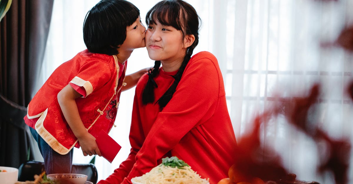 What kind of foods react with aluminium pressure cookers? - Asian boy kissing sister during New Year holiday at home What kind of foods react with aluminium pressure cookers? - Asian boy kissing sister during New Year holiday at home