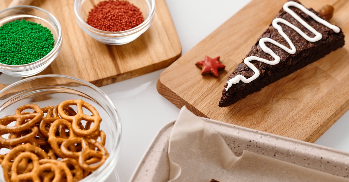 What kind of tray or tray coating to use for pretzels? - Triangle Shaped Brown Cookie on a Wooden Tray What kind of tray or tray coating to use for pretzels? - Triangle Shaped Brown Cookie on a Wooden Tray