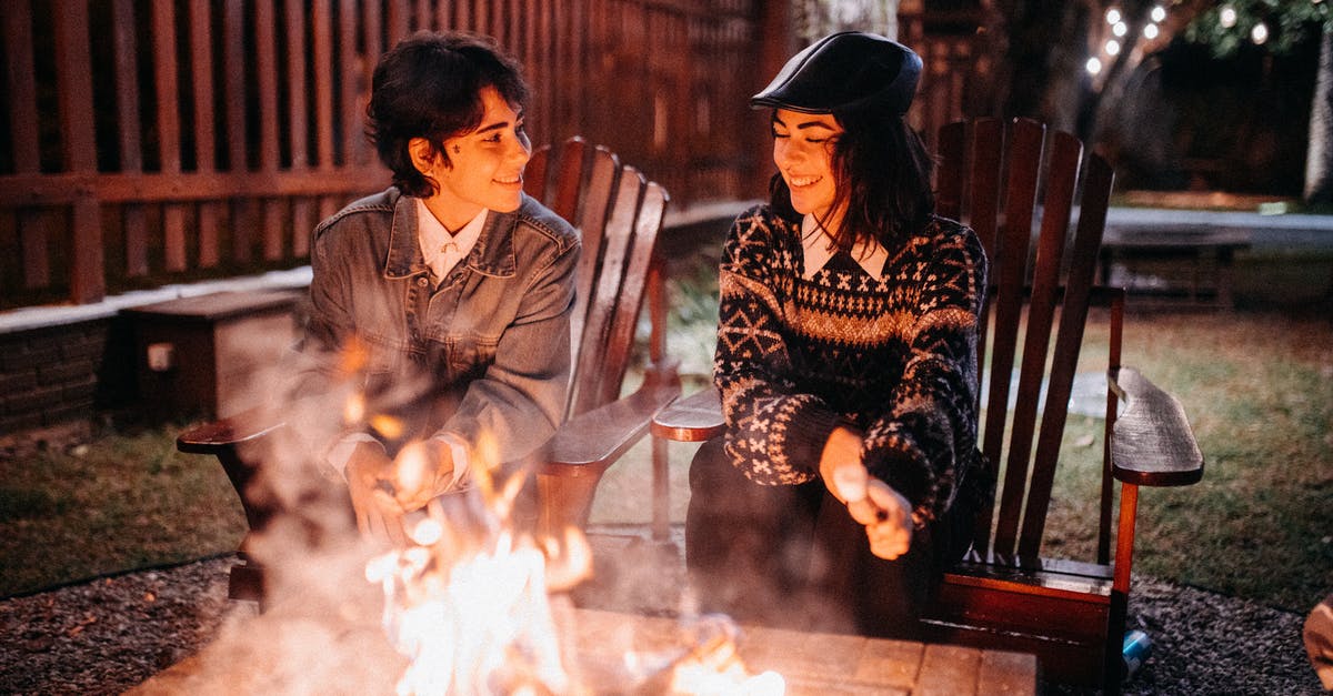 What level of heat is best when caramelizing? - Friends talking and sitting near bonfire What level of heat is best when caramelizing? - Friends talking and sitting near bonfire
