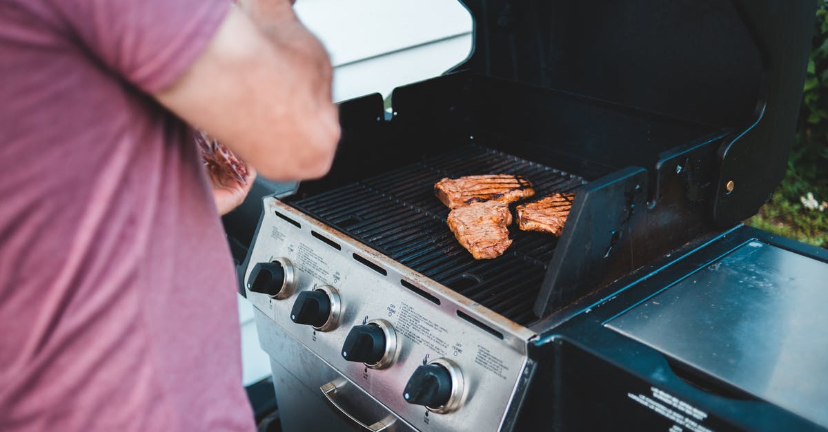 What makes meat overly juicey? - Person Cooking Meat on Black Grill What makes meat overly juicey? - Person Cooking Meat on Black Grill