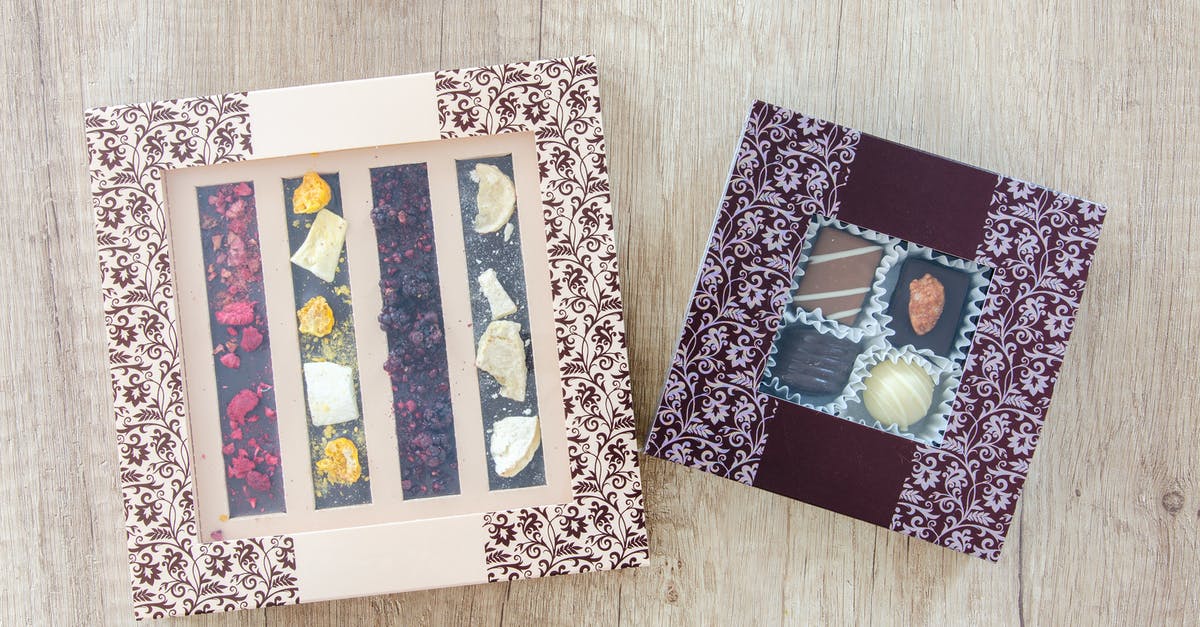 What non-dairy filler to use in white chocolate style coatings? - Two Brown-and-maroon Boxes What non-dairy filler to use in white chocolate style coatings? - Two Brown-and-maroon Boxes
