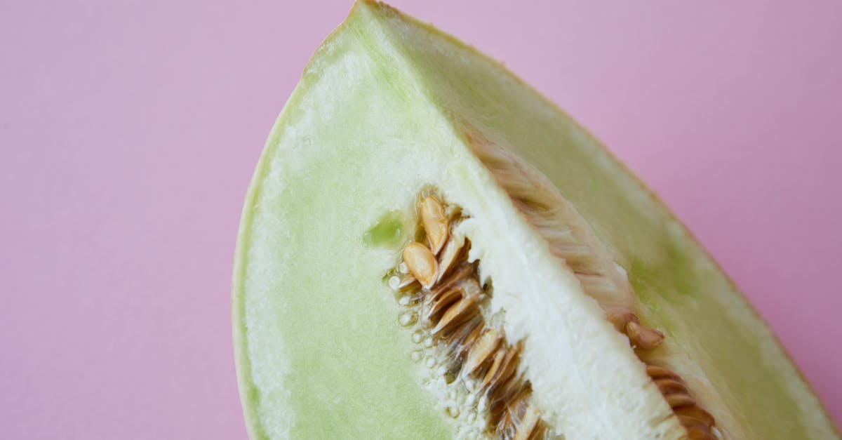 What part of the squid is edible? - Piece of fresh melon with seeds