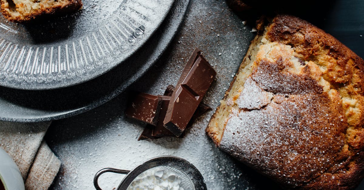 What should be the tooth of banana pudding pie? - Freshly baked banana bread served on table