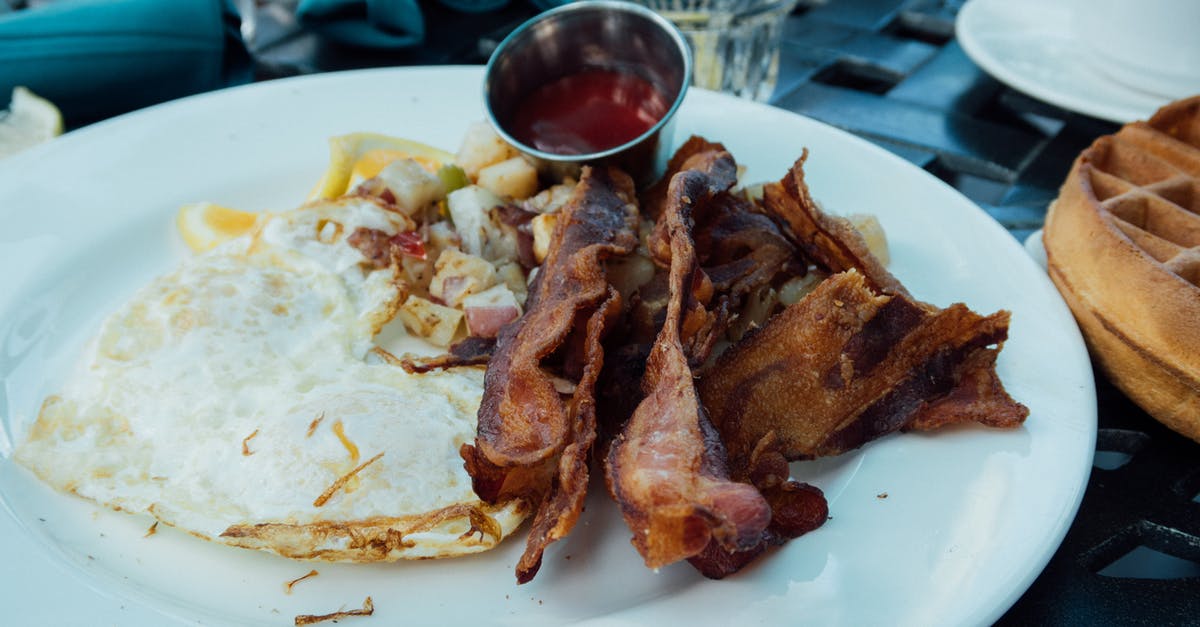 What Side Dish Sauces Should Be Promoted To Their Own Sauce? [closed] - Bacon Strips and Sunny Side-up Egg Dish on Round White Ceramic Plate