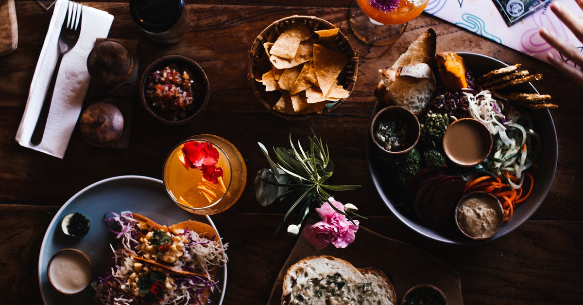 What takes over the functions of gluten in gluten-free bread mixes? - From above of tasty tacos near glass of refreshing drinks and vegetable slices with sauces in cafe What takes over the functions of gluten in gluten-free bread mixes? - From above of tasty tacos near glass of refreshing drinks and vegetable slices with sauces in cafe
