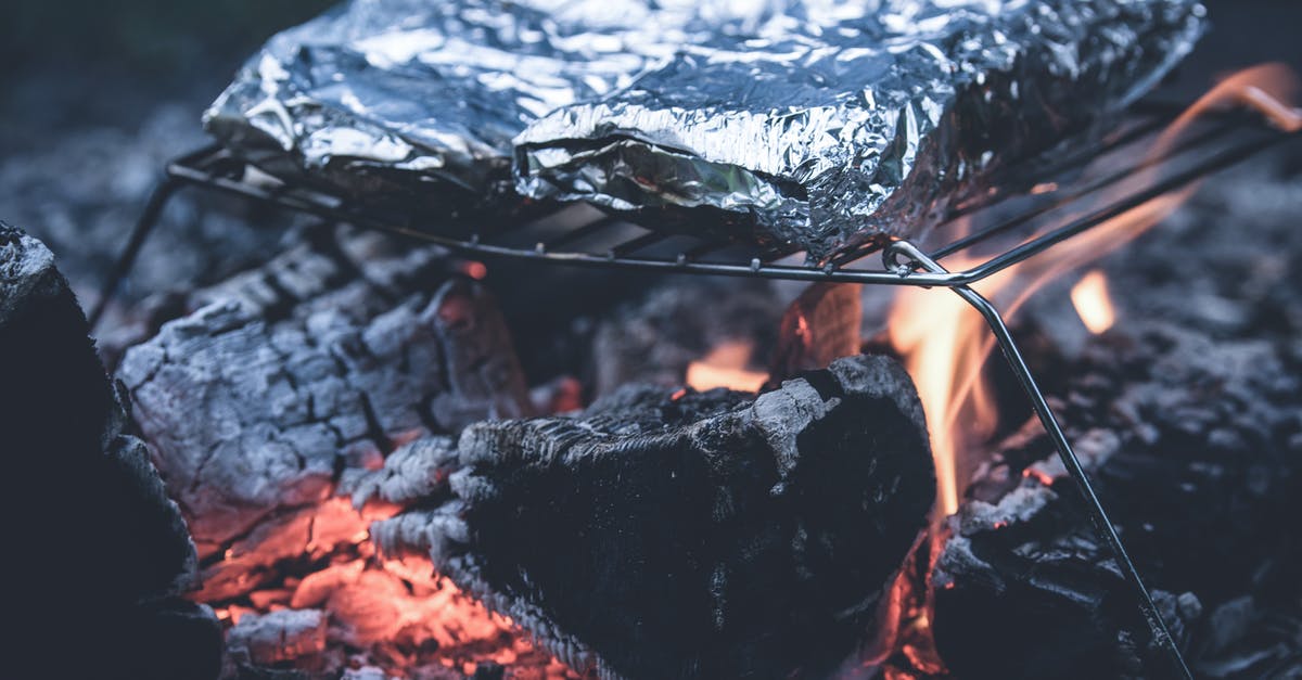 Whats the cooking method called where you bury the raw food in hot charcoal ashes? - Foil Cooked on Metal Grill Whats the cooking method called where you bury the raw food in hot charcoal ashes? - Foil Cooked on Metal Grill