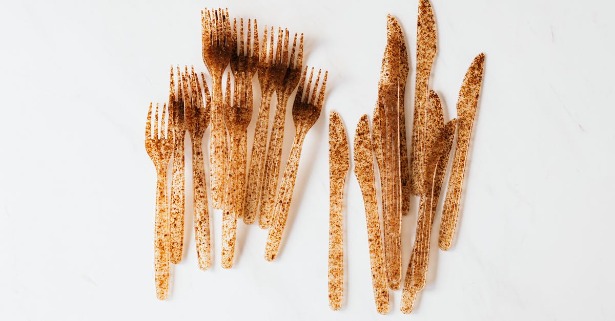 When basil gets brown spots, is it still usable? - Top view of heap disposable plastic forks folded chaotically on white surface placed near bunch disposable plastic knives When basil gets brown spots, is it still usable? - Top view of heap disposable plastic forks folded chaotically on white surface placed near bunch disposable plastic knives