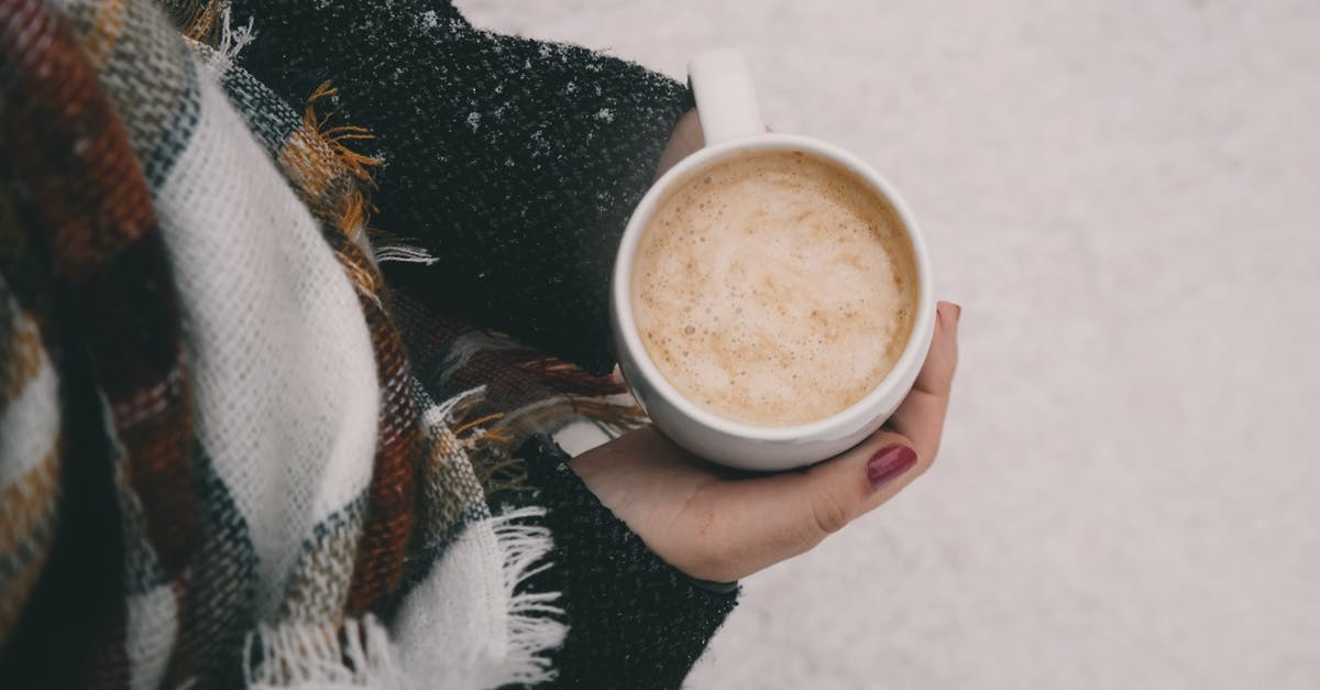 When to carve a goose - hot or cold - Person Holding Mug of Coffee
