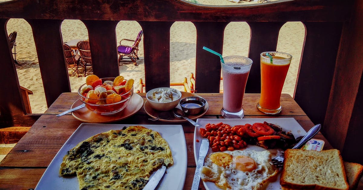 Which drinks fit to a Thai Dish? [closed] - Fried Egg and Egg Omelet on Plate