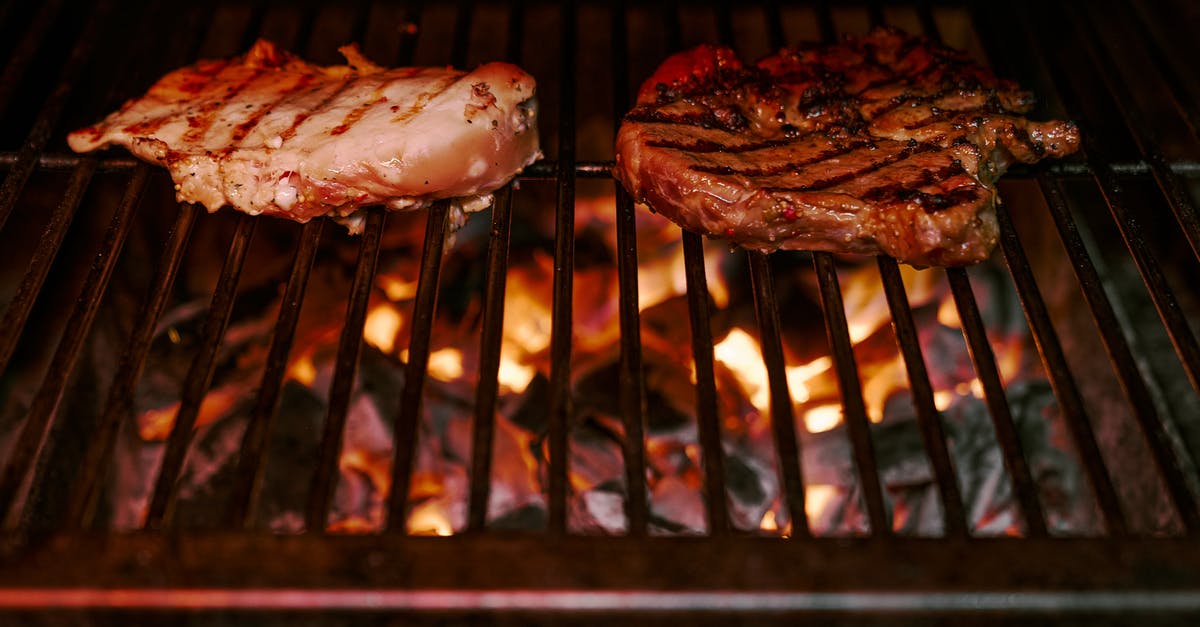 Which method of preparation would produce a more tender and juicier steak, grilling or broiling? [closed] - Grilled Meat on Charcoal Grill