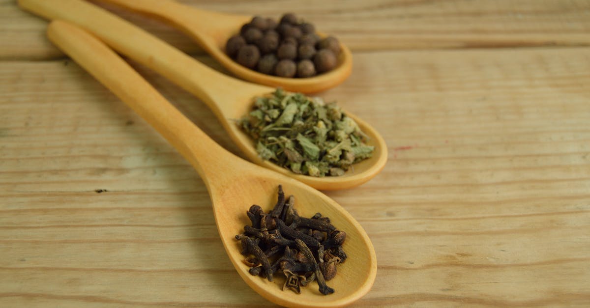 Which other spices besides cloves will react with plastic? - Vegetables and Beans on Brown Wooden Measuring Spoon Which other spices besides cloves will react with plastic? - Vegetables and Beans on Brown Wooden Measuring Spoon