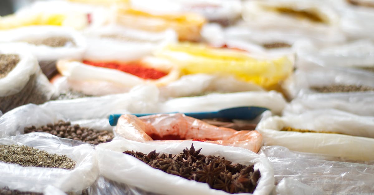 Which other spices besides cloves will react with plastic? - Shallow Focus Photography Of Plastic Packs Which other spices besides cloves will react with plastic? - Shallow Focus Photography Of Plastic Packs