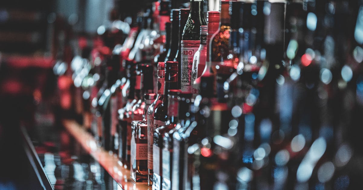 Whisky instead of wine in marinades? - Selective Focus Photo Of Alcohol Bottles Whisky instead of wine in marinades? - Selective Focus Photo Of Alcohol Bottles